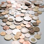 gold and silver round coins