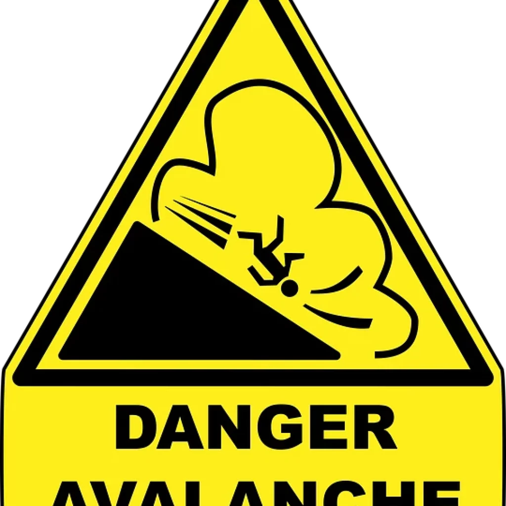 Les dangers d'une avalanche