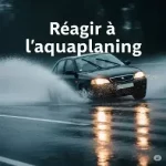 Les dangers de l’aquaplaning un phénomène dangereux qui survient lorsqu'il y a de l'eau sur la chaussée . www.ecoledesecours.ch 079-535-13-71