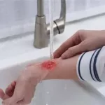 Brûlure par colle liquide que faire ? réactions chimiques ou thermiques sur la peau. www.ecoledesecours.ch 079-535-13-71